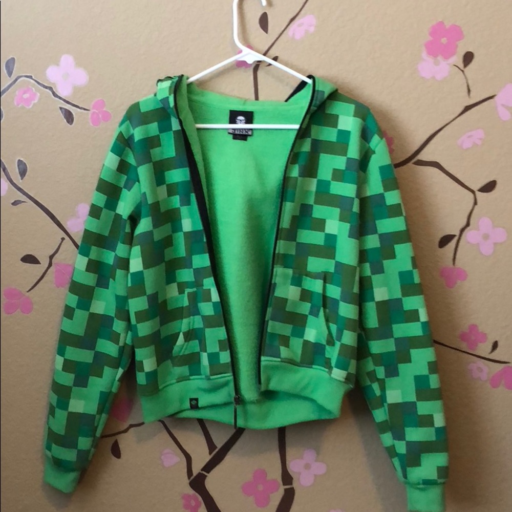 Minecraft Creeper Zip-Up Jacket